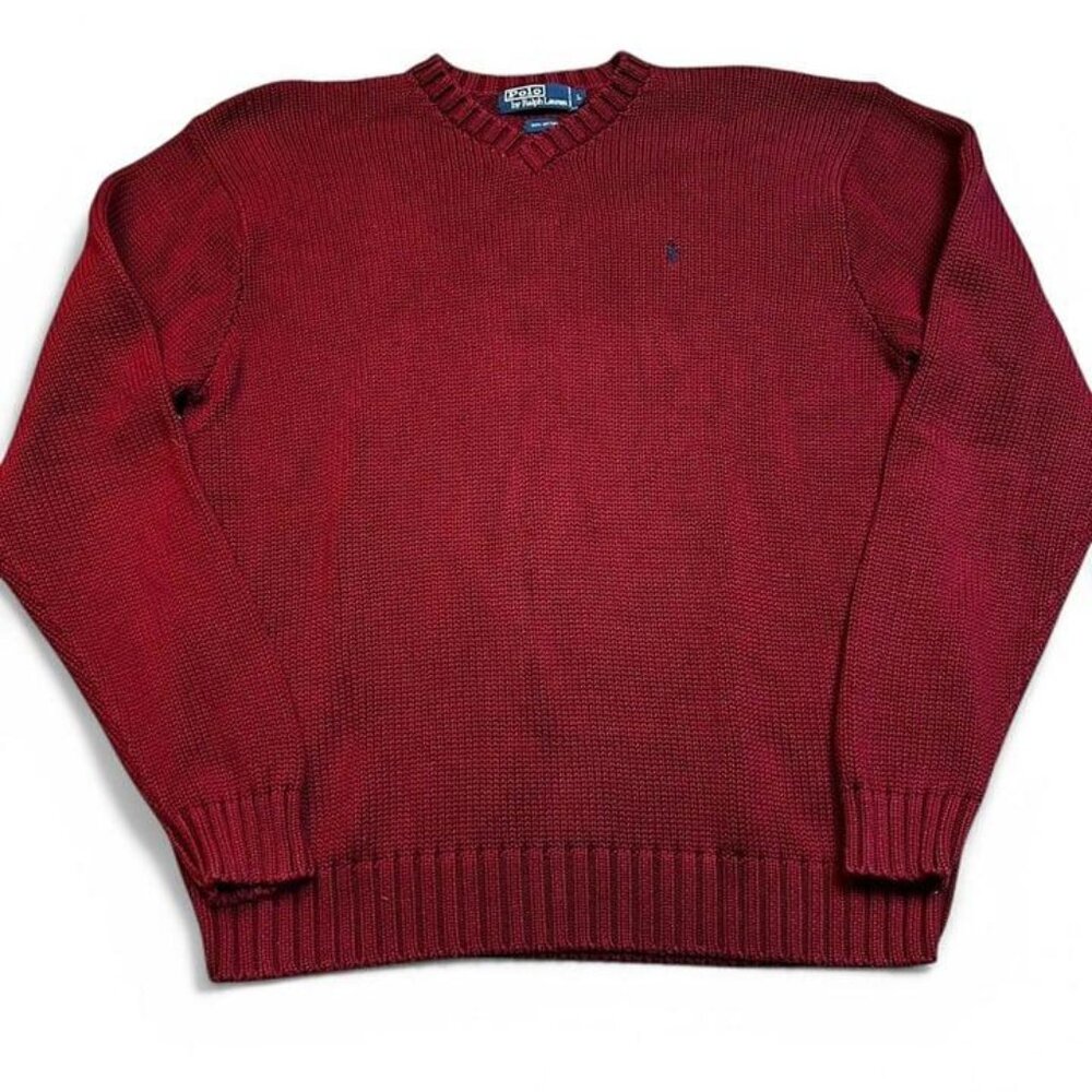 Vintage Polo Ralph Lauren knitted preppy sweater size large